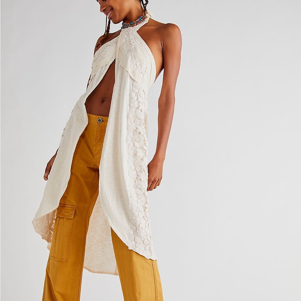 NWT Free People Warming Up Top S